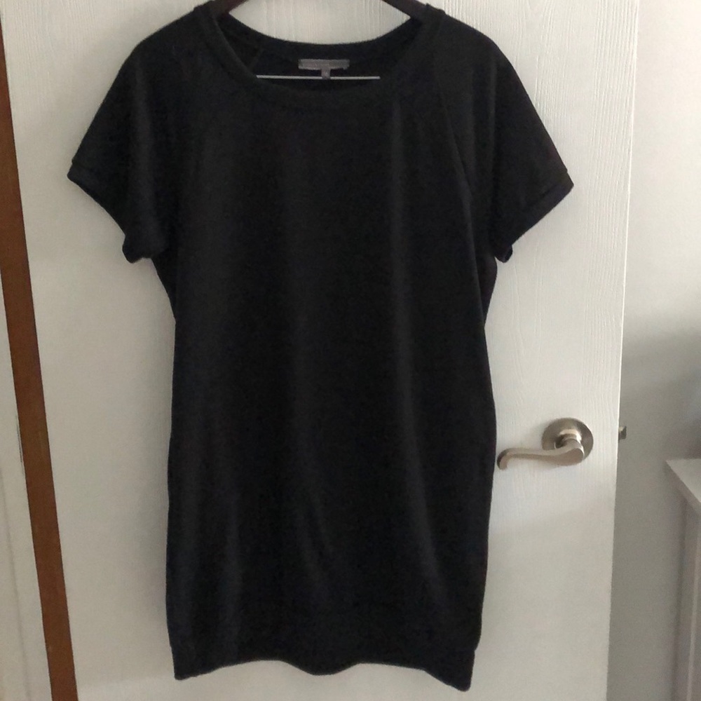 Black tunic T shirt dress.